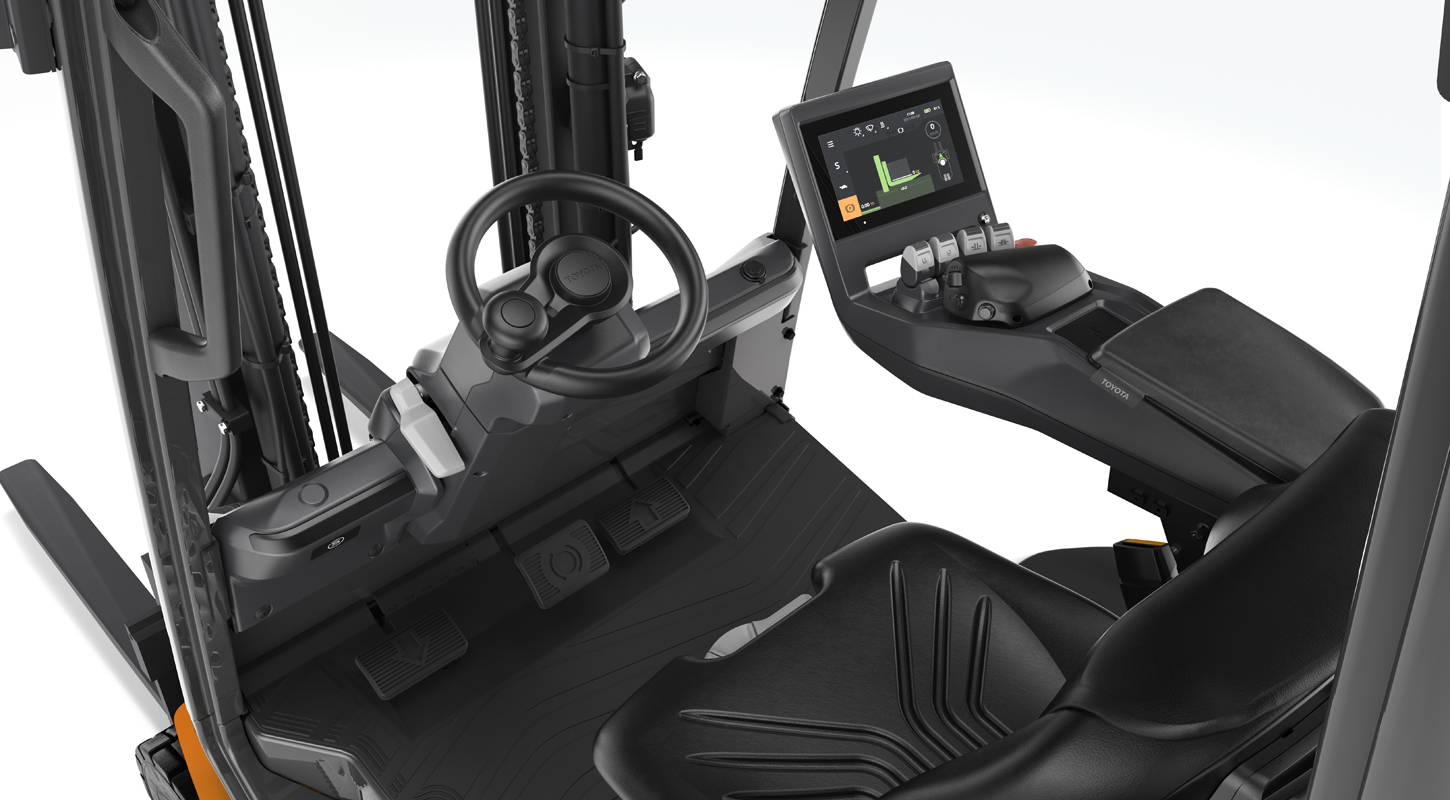 Toyota Traigo48 -trukin ohjaamo