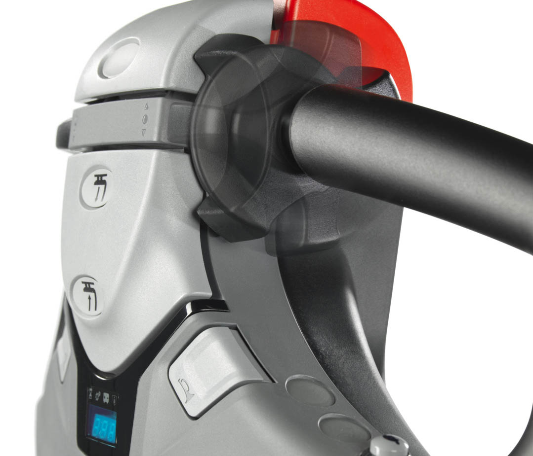 LWE130-lavansiirtovaunun ohjauskahva