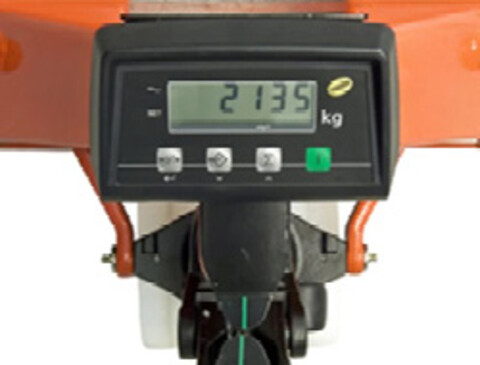 Kiinteästi asennettu painonäyttö