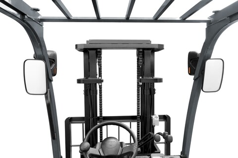 Erinomainen näkyvyys joka suuntaan.